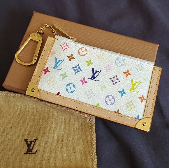 Authentic Louis Vuitton Multicolor key pouch - Picture 8 of 16